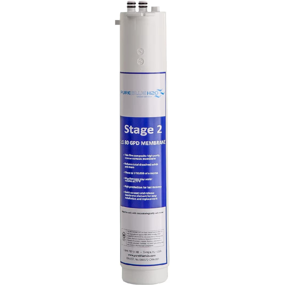 Pure Blue 22010543 Stage 2 H2O Replacement Membrane/Filter For 3-Stage RO System